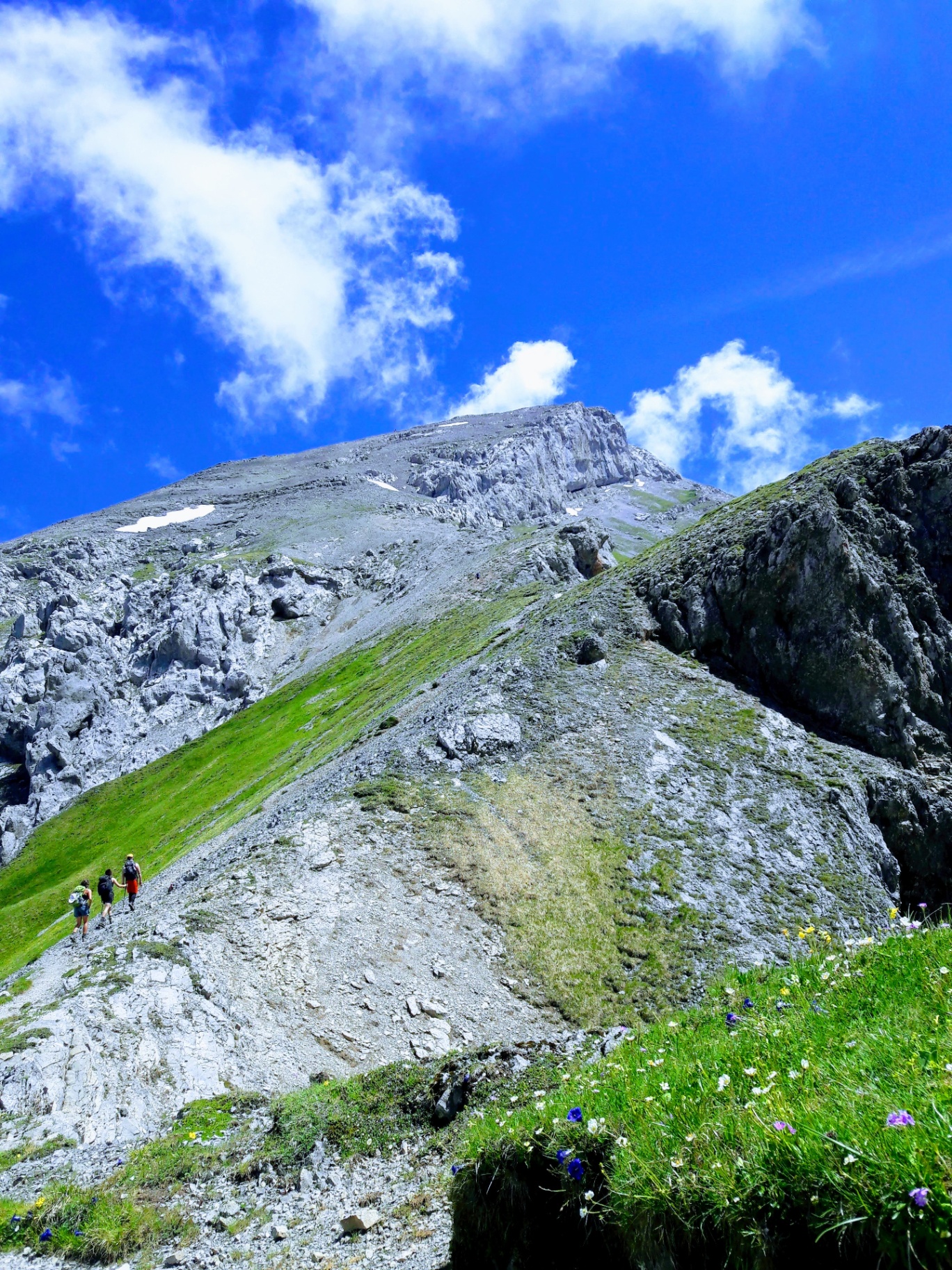 Frauen wandern gemeinsam in den Bergen